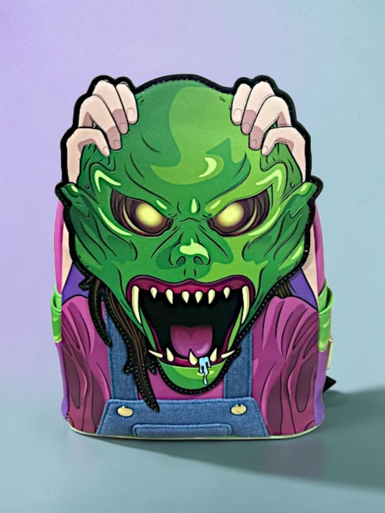 Loungefly Handbags - Loungefly Goosebumps Haunted Mask Glow in the Dark Mini Backpack NWT